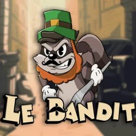 Official Slots logo: Le Bandit by Hacksaw Gaming at Unibet Casino